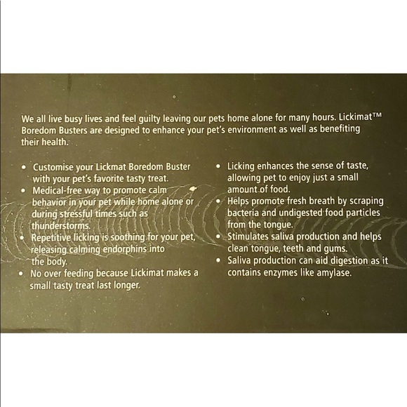 The “LickiMat Pet soother” by Hyper Pet soothes & calms your pet-Brand New ! - Picture 5 of 5